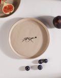 Handmade Black Brindle Greyhound Ceramic Stoneware Side Plate