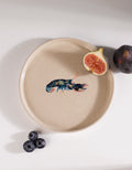 Handmade Blue Green Lobster Ceramic Stoneware Side Plate
