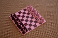 Handmade Pink & Burgundy Chess Set